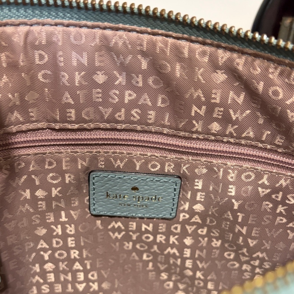 Kate Spade New York Light Blue Leather Crossbody Bag - Picture 6 of 15